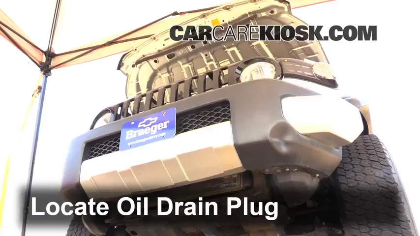 2008 Toyota FJ Cruiser 4.0L V6 Oil Change Oil and Oil Filter
